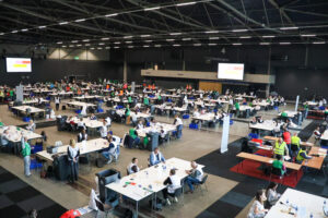 Stemmentellers in Rotterdam Ahoy