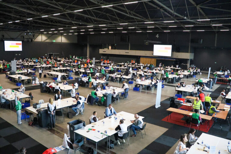 Stemmentellers in Rotterdam Ahoy